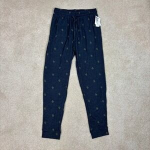 Original Penguin Men's Navy Penguin Print Pajama Sleep Pants Lounge Size Small